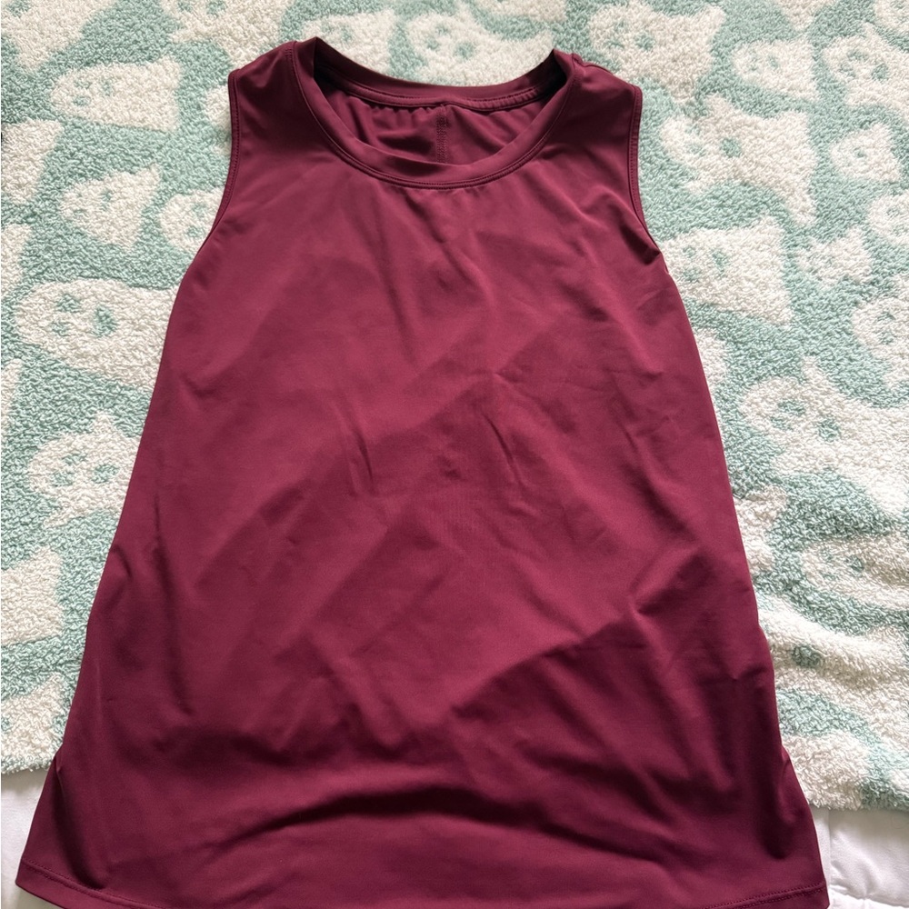 HALARA Red Tank Top Sleeveless Style